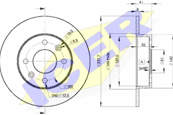 Brake Disc (78BD6947-2)