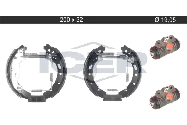 Brake Shoe Set (79KT0145 C)