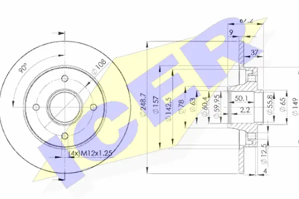 Brake Disc (78BD4744-1)