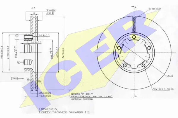 Brake Disc (78BD0025-2)