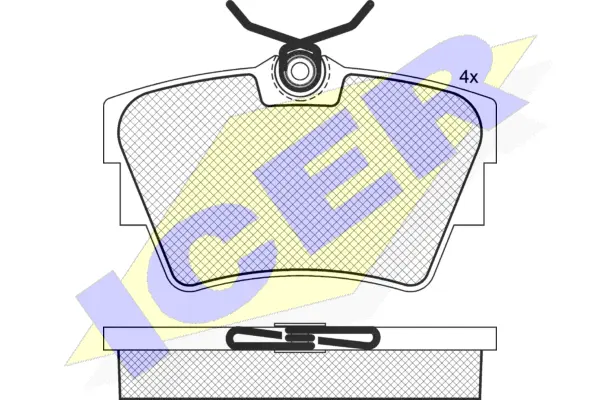Brake Pad Set, disc brake (141316)