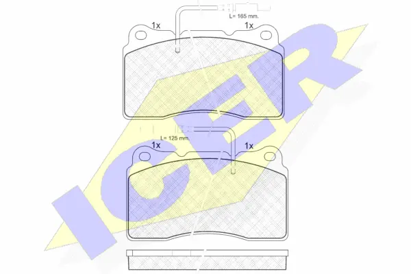 Brake Pad Set, disc brake (181699)