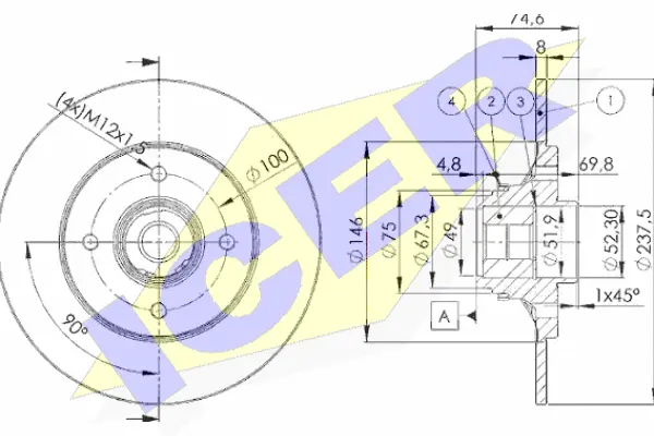 Brake Disc (78BD4901-1)