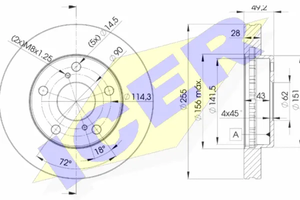 Brake Disc (78BD3302-2)