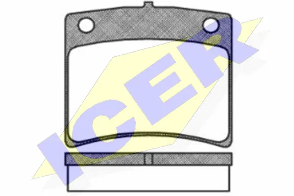 Brake Pad Set, disc brake (180345)