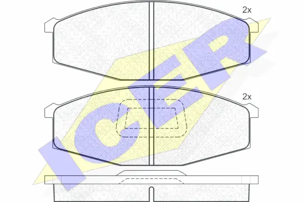 Brake Pad Set, disc brake (140376)