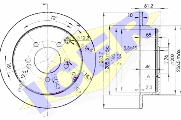 Brake Disc (78BD2907-2)