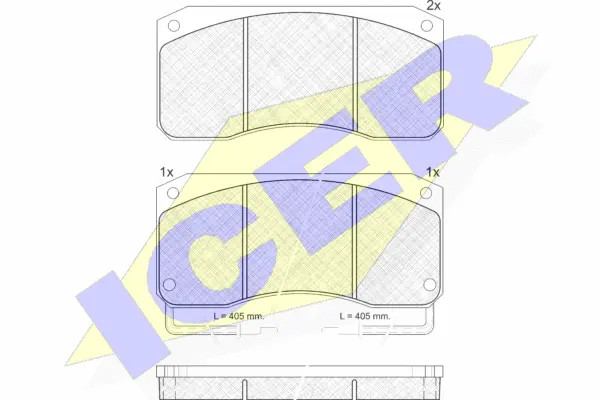 Brake Pad Set, disc brake (150782)