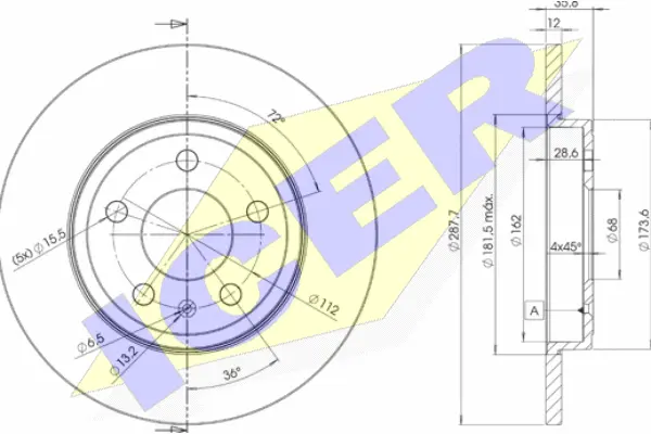 Brake Disc (78BD5316-2)