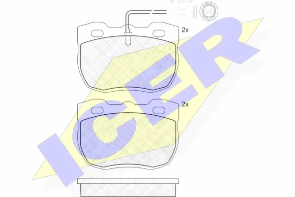 Brake Pad Set, disc brake (140839-203)