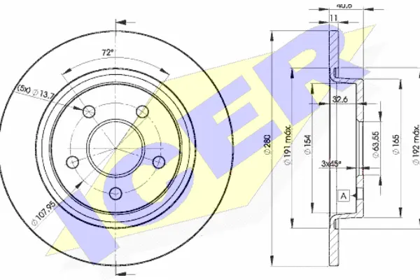 Brake Disc (78BD3962-2)