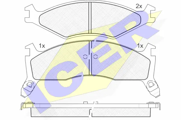Brake Pad Set, disc brake (141270)