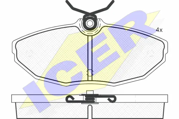 Brake Pad Set, disc brake (181562)