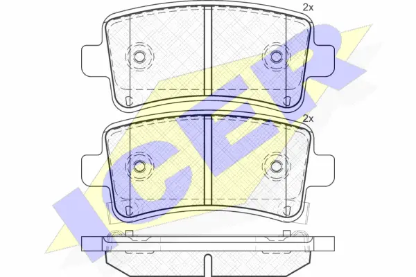 Brake Pad Set, disc brake (181929)