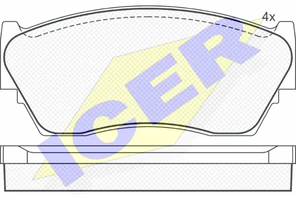 Brake Pad Set, disc brake (180937)
