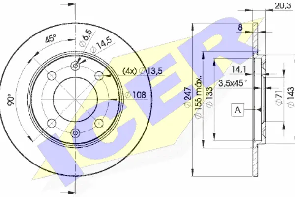 Brake Disc (78BD4699-2)