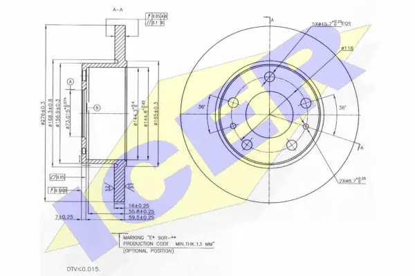 Brake Disc (78BD0020-2)