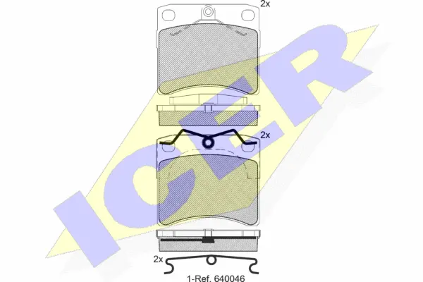 Brake Pad Set, disc brake (141168)