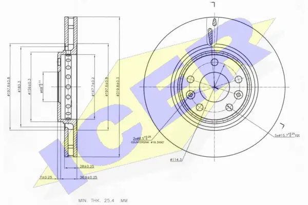 Brake Disc (78BD4162-2)