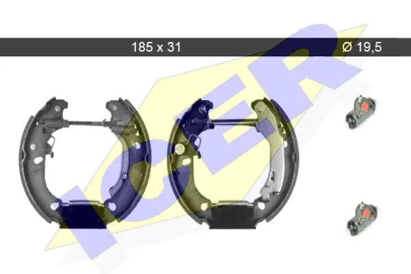 Brake Shoe Set (79KT0009 C)