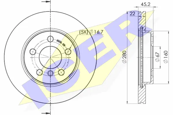 Brake Disc (78BD0039-2)