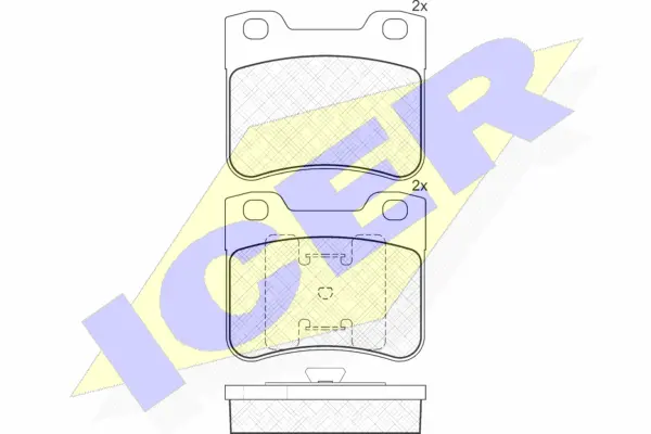 Brake Pad Set, disc brake (181150)