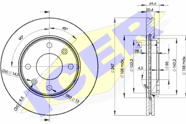 Brake Disc (78BD4694-2)
