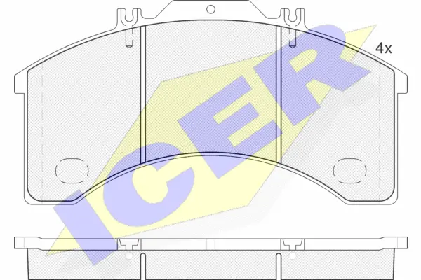 Brake Pad Set, disc brake (151043)