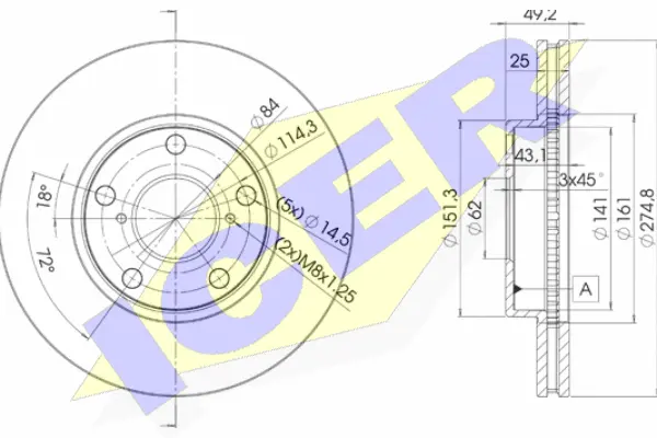 Brake Disc (78BD2878-2)
