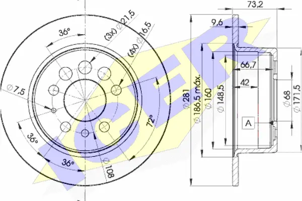 Brake Disc (78BD5782-1)