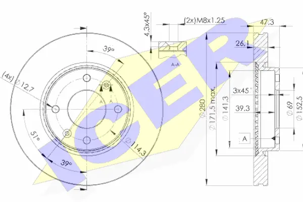 Brake Disc (78BD5172-2)