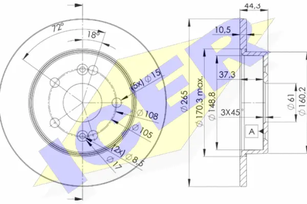 Brake Disc (78BD4297-2)