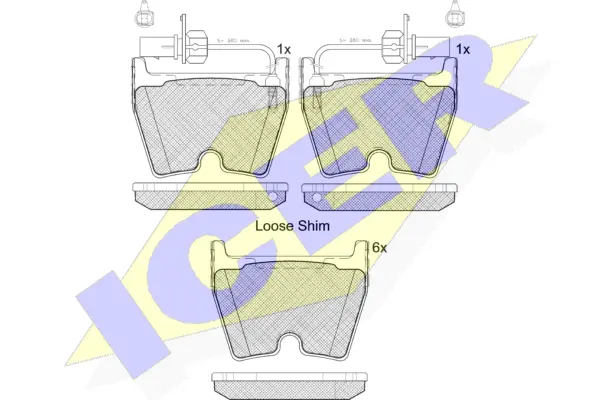 Brake Pad Set, disc brake (182113)