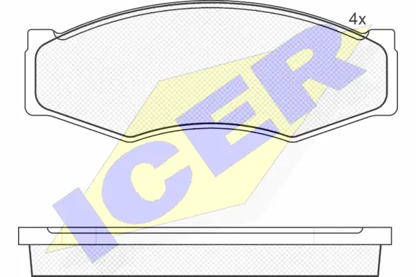 Brake Pad Set, disc brake (140526)