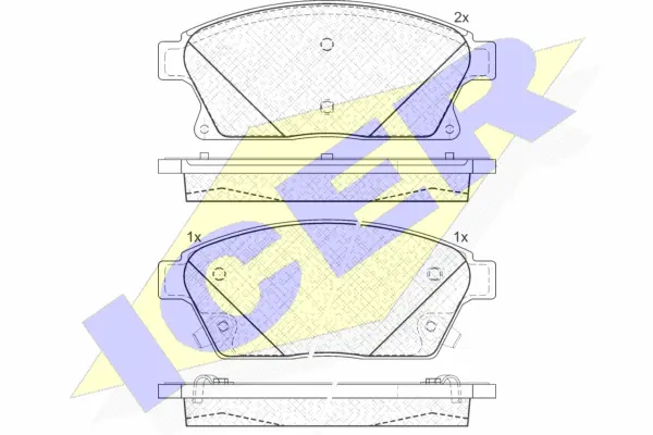 Brake Pad Set, disc brake (181939)