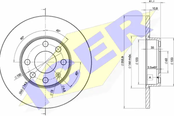 Brake Disc (78BD9058-2)
