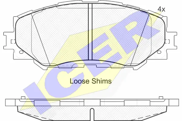 Brake Pad Set, disc brake (181760)