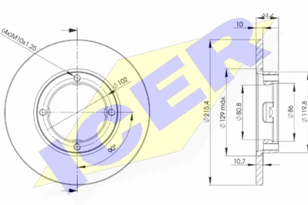 Brake Disc (78BD1160-2)