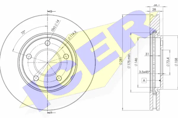 Brake Disc (78BD3002-2)