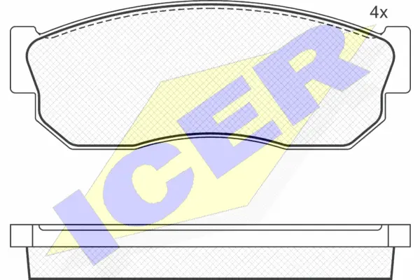 Brake Pad Set, disc brake (181252)
