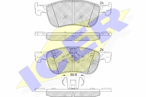 Brake Pad Set, disc brake (182295)
