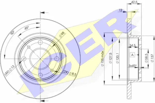 Brake Disc (78BD1071-2)