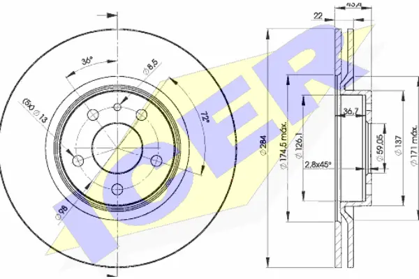 Brake Disc (78BD1548-2)