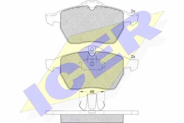 Brake Pad Set, disc brake (181128)