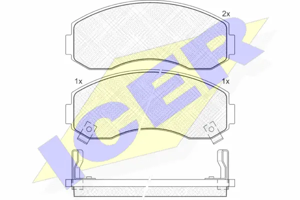 Brake Pad Set, disc brake (141224)