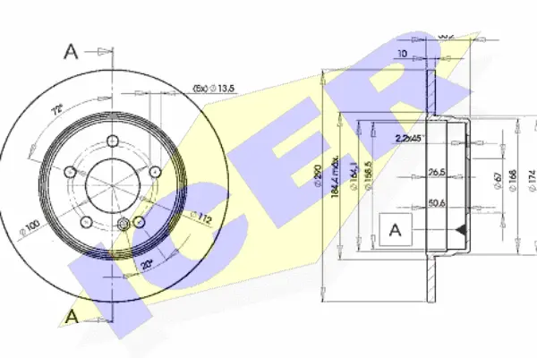 Brake Disc (78BD3412-2)