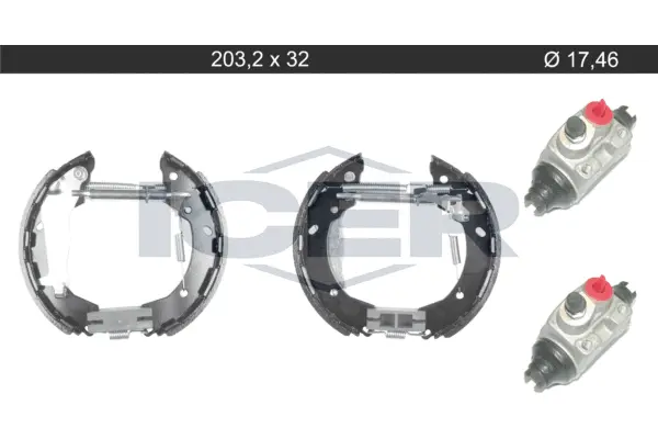 Brake Shoe Set (79KT0148 C)