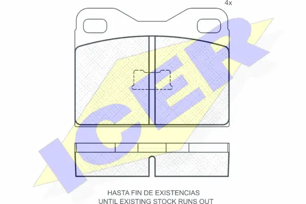Brake Pad Set, disc brake (180224)