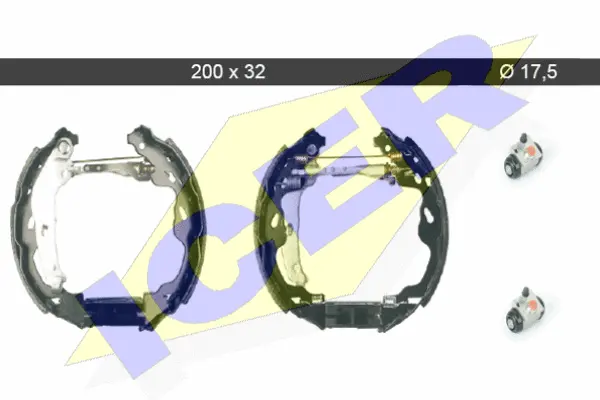 Brake Shoe Set (79KT0008 C)