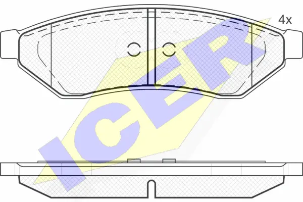 Brake Pad Set, disc brake (181726)
